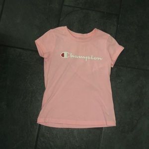 Two girls champion shirts
